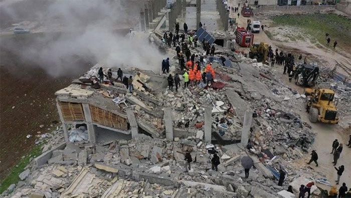 Earthquake in Turkey, February 6, 2023.