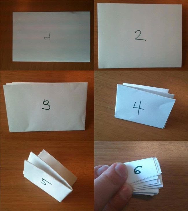 In the first 6 folds, this can be achieved easily.