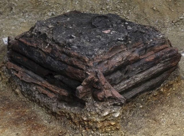 This wooden well is over 5,000 years old.