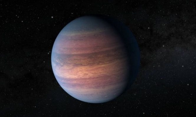 Simulation of planet TOI-2180 b.