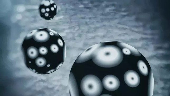 Illustration of three neutrinos