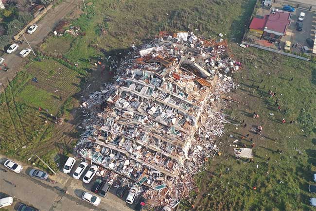Earthquakes occur very suddenly and leave devastating consequences.