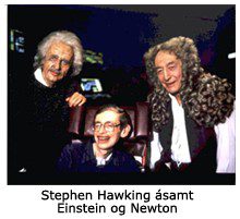 hawking einstein newton