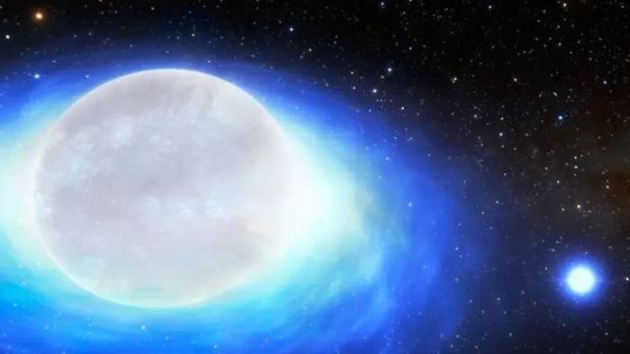 Simulation image of the binary star system CPD-29 2176.