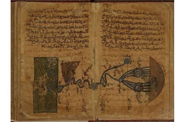 Illustrations by Al-Khwarizmi in the book Kitab Surat-al-ard (11th century)