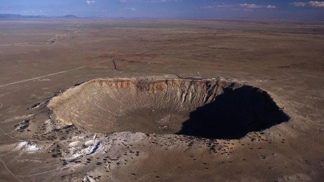 Meteorite crater in Arizona