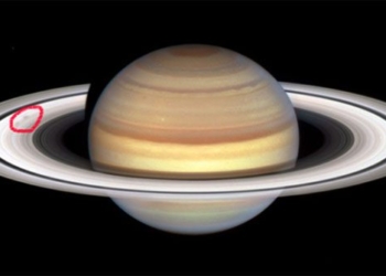 hubble space telescope observes mysterious motion on saturns ring 125818