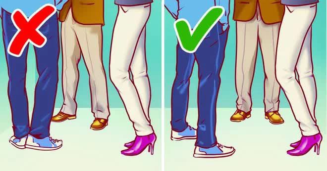 Pointing our feet toward the person we are interested in