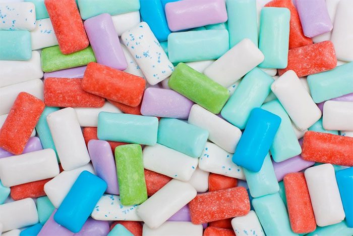 Chewing gum may not be a vegan product as it contains animal-derived ingredients.
