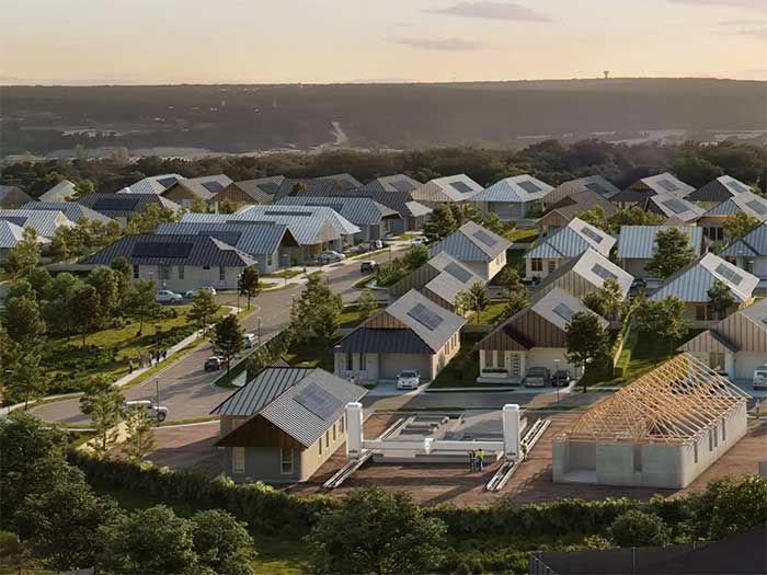 Icon is also 3D printing 100 homes at Wolf Ranch, Texas