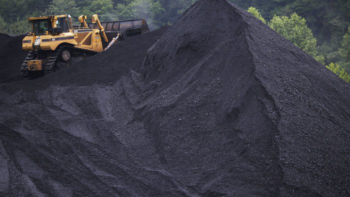 Coal mining.