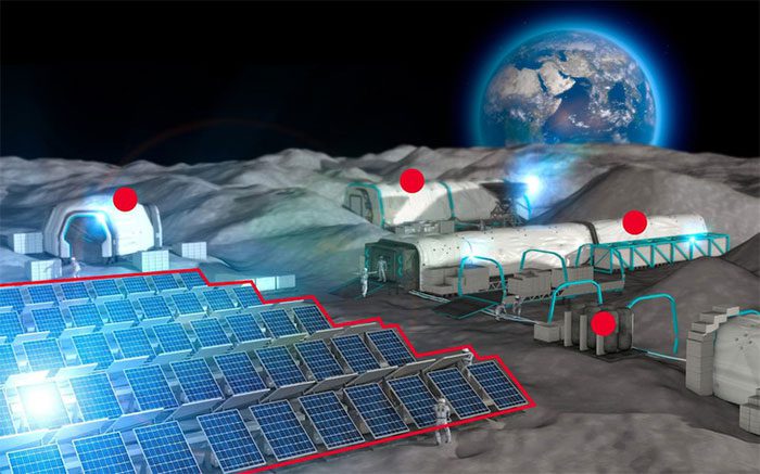 Moon settlements will also need to provide energy and food