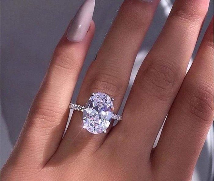 Diamond ring.