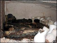 The tomb discovered by chance