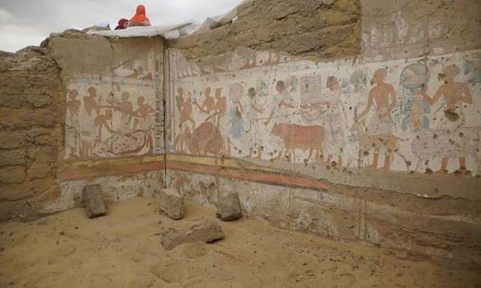Tomb of Ptah-M-Wiah - Chief Treasurer During the Reign of Pharaoh Ramses II (Egypt)