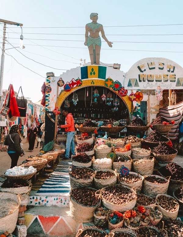 Spice market in Nubia.