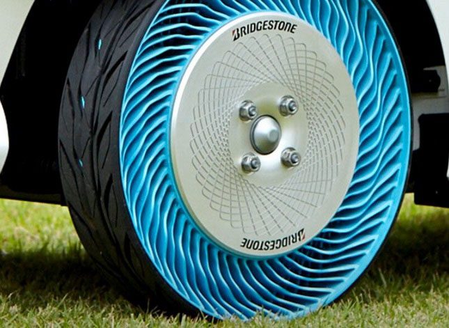 Bridgestone's airless tire.