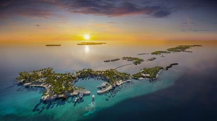 Some islands in the Maldives are threatened by rising sea levels