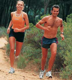 Men run faster than women