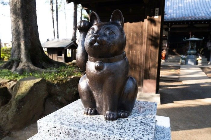 Maneki-neko also comes in various colors, depending on the owner's wishes.
