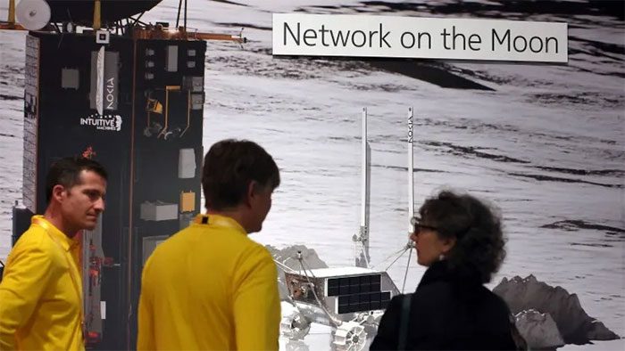 Nokia hopes to install a 4G data network on the Moon by 2023.