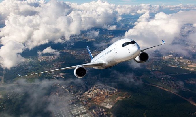 Commercial aircraft typically fly at altitudes above 9,144m.