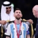 meaning of the coat messi wears when receiving the cup 124808