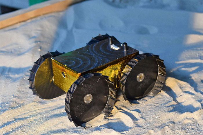 Iris rover model at the Robotics Institute, Carnegie Mellon University