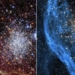 nasa shares images of a galaxy cluster 100 million years old 124700