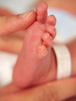 Touch is extremely important for newborns. Through skin-to-skin contact