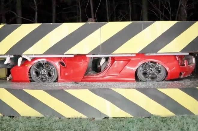 Crushing a car