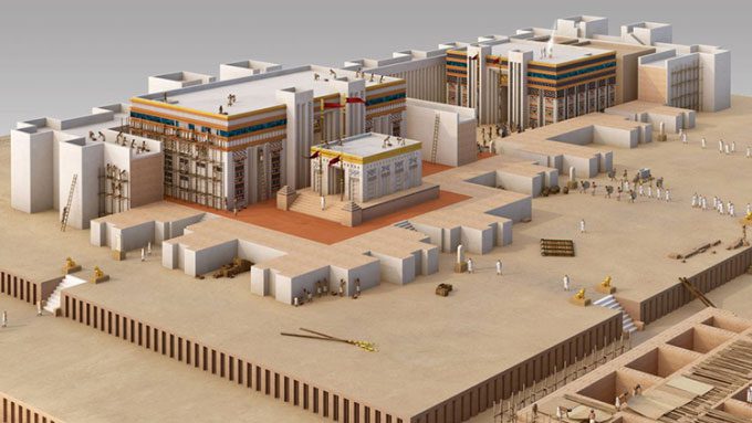 A digital reconstruction of the Sumerian temple in Girsu