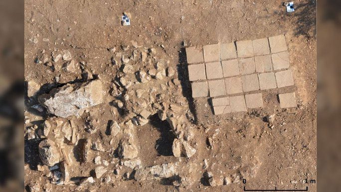 The mysterious ancient tomb at the excavation site