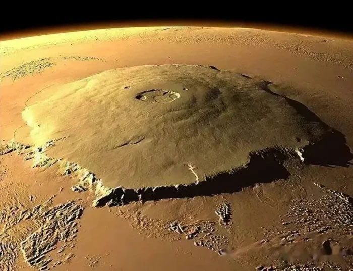 The grandeur of Olympus Mons is still considered unique in the Solar System.