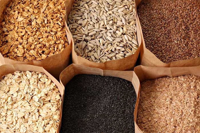 Some familiar whole grains.