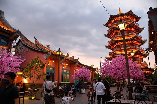 Colorful Chinatown in Jakarta.