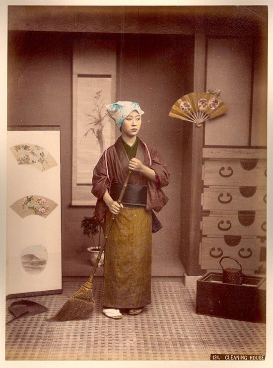 The Japanese elevate cleaning to the level of art.