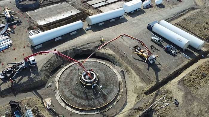 HIF Global's green gasoline plant.