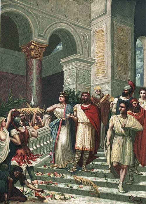 Queen Placidia and Emperor Athaulf