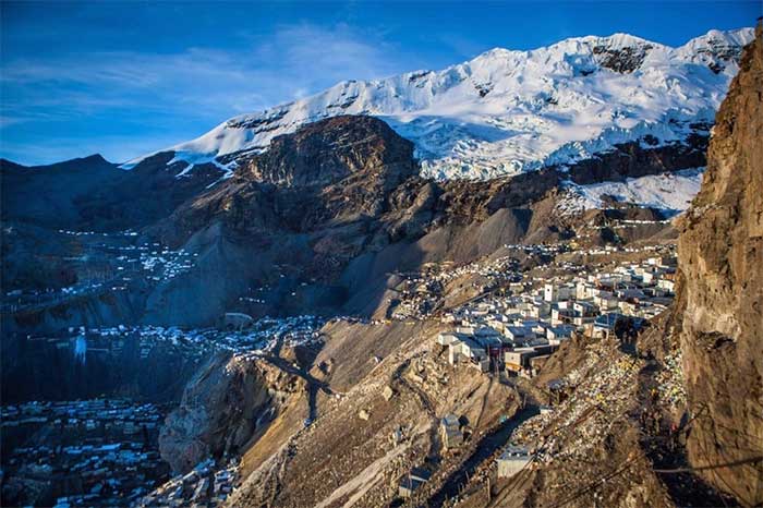 Highest place: La Rinconada, Peru