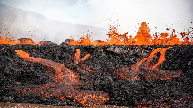 Major earthquakes can also trigger volcanic eruptions.