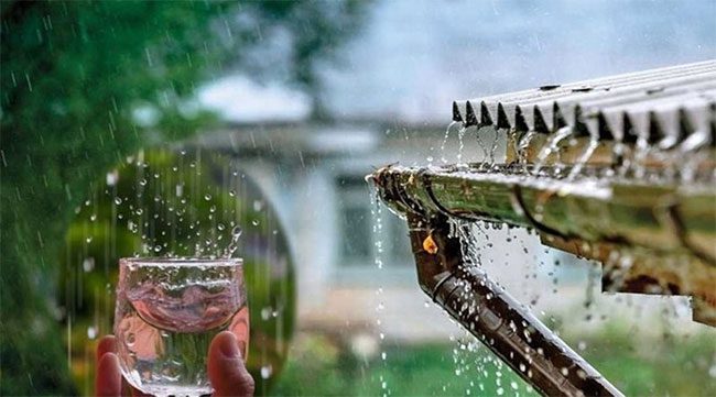 Rainwater contains many contaminants