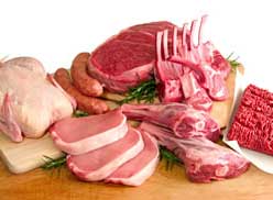 Iron from meat is more easily absorbed than from fruits and vegetables.