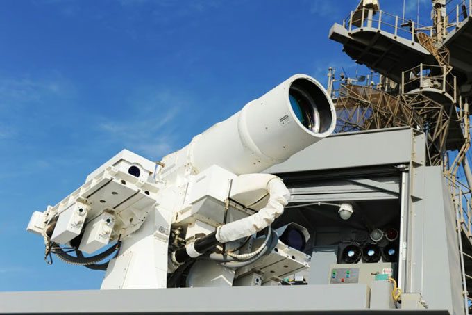 High-tech weapons like laser cannons require a large amount of energy to destroy targets.
