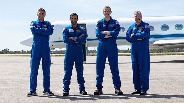 Four astronauts in SpaceX's Crew-6 mission