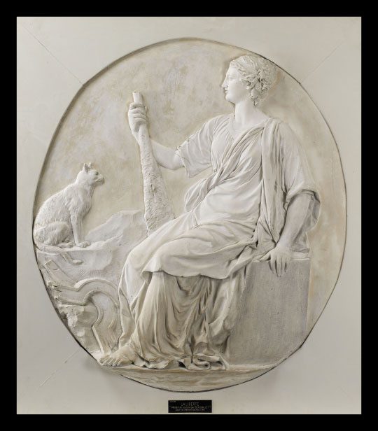 Relief La Liberté (1750) by Pierre-Nicolas Beauvallet 