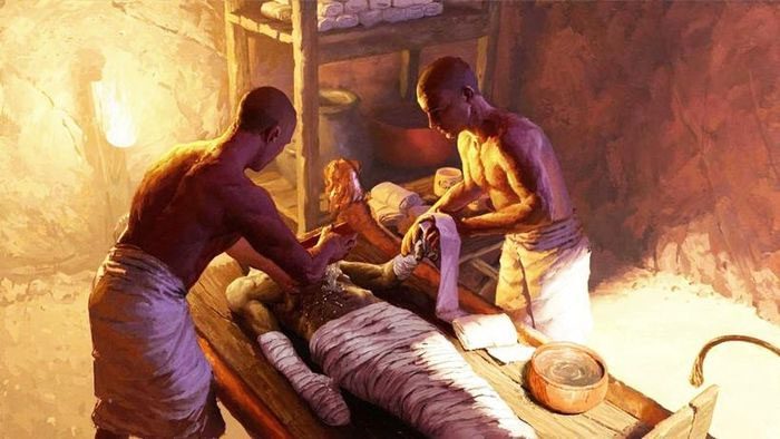 Embalming substances with diverse origins from the Mediterranean, Southeast Asia, or Africa.