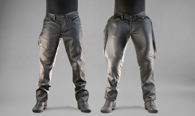 Airbag jeans for motorcyclists.