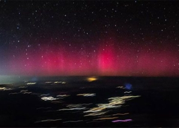 rice field increasing shape and touching the american sky changing pink nasa is also at a loss 126578