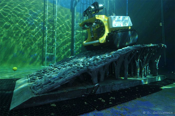 BathyBot robot operating on the ocean floor